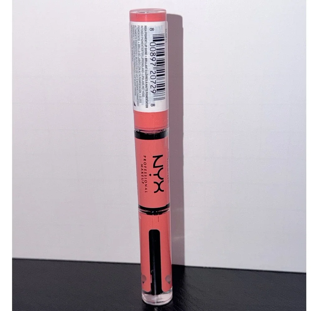 NYX Shine Loud High Pigment Lip Shine Cash Flow Dual Ended Liquid Lipstick NEW